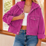 Antonia-Rae Hooded Jacket - Fuchsia