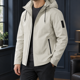 Dario Hooded Jacket - Light Beige