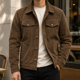 Sullivan Corduroy Trucker Jacket - Brown
