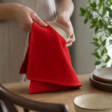 Larkspur Waffle Towel - Styled Room Scene