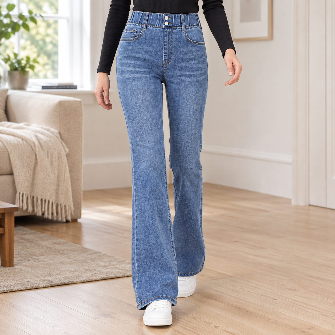 Erin-Claire Bootcut Jeans - Light Blue