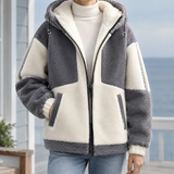 Carter Colorblock Jacket - Gray
