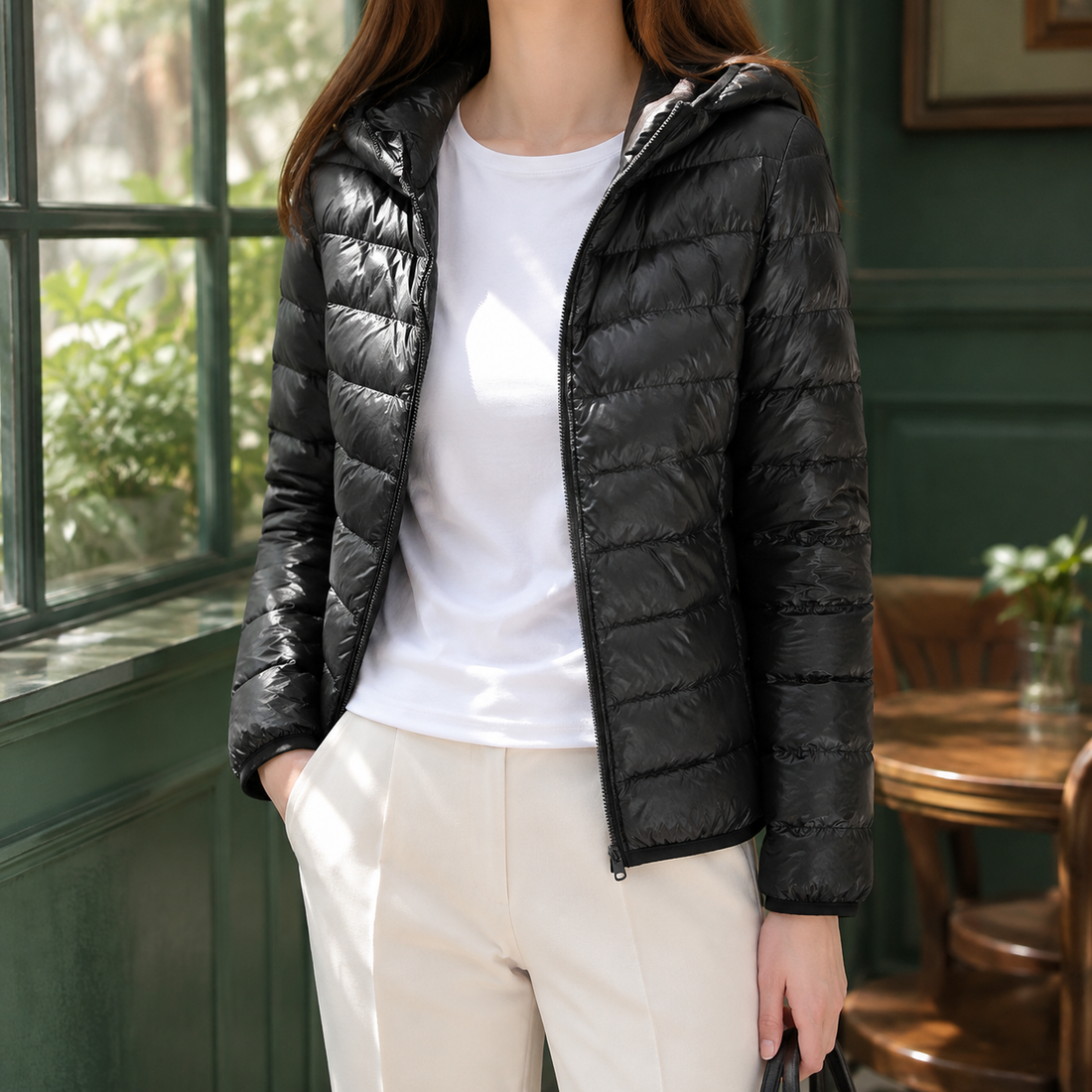 Isabeau-Mae Cashmere Jacket - Black