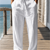 Florian Drawstring Pants - White