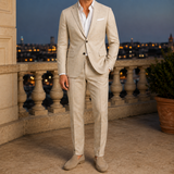 Dario Tailored Suit - Beige