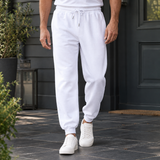 Blake Relaxed Joggers - White European Size
