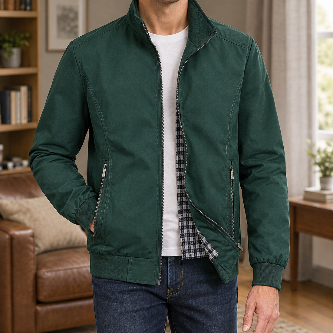 Knox Zip Jacket - Green