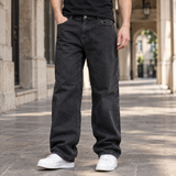 Marco Wide Leg Jeans - Black
