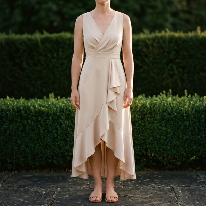 Willa Wrap Dress - Khaki
