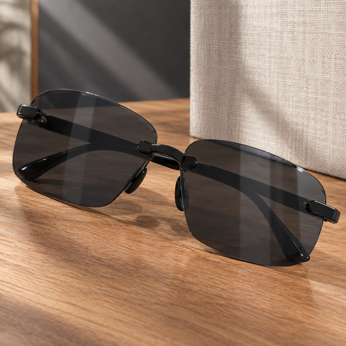 Fulbert Retro Sunglasses - Black (As Pictured)