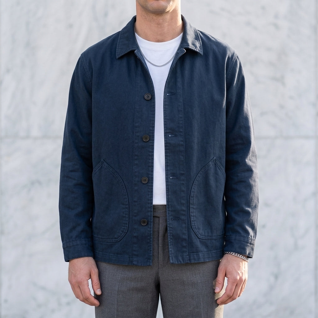 Dorian Workwear Jacket - Vintage Blue