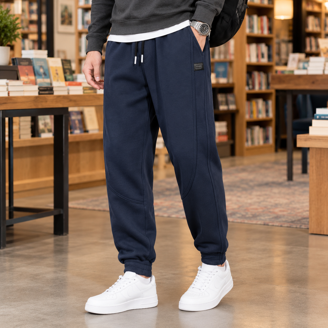 Marco Relaxed Joggers - Navy