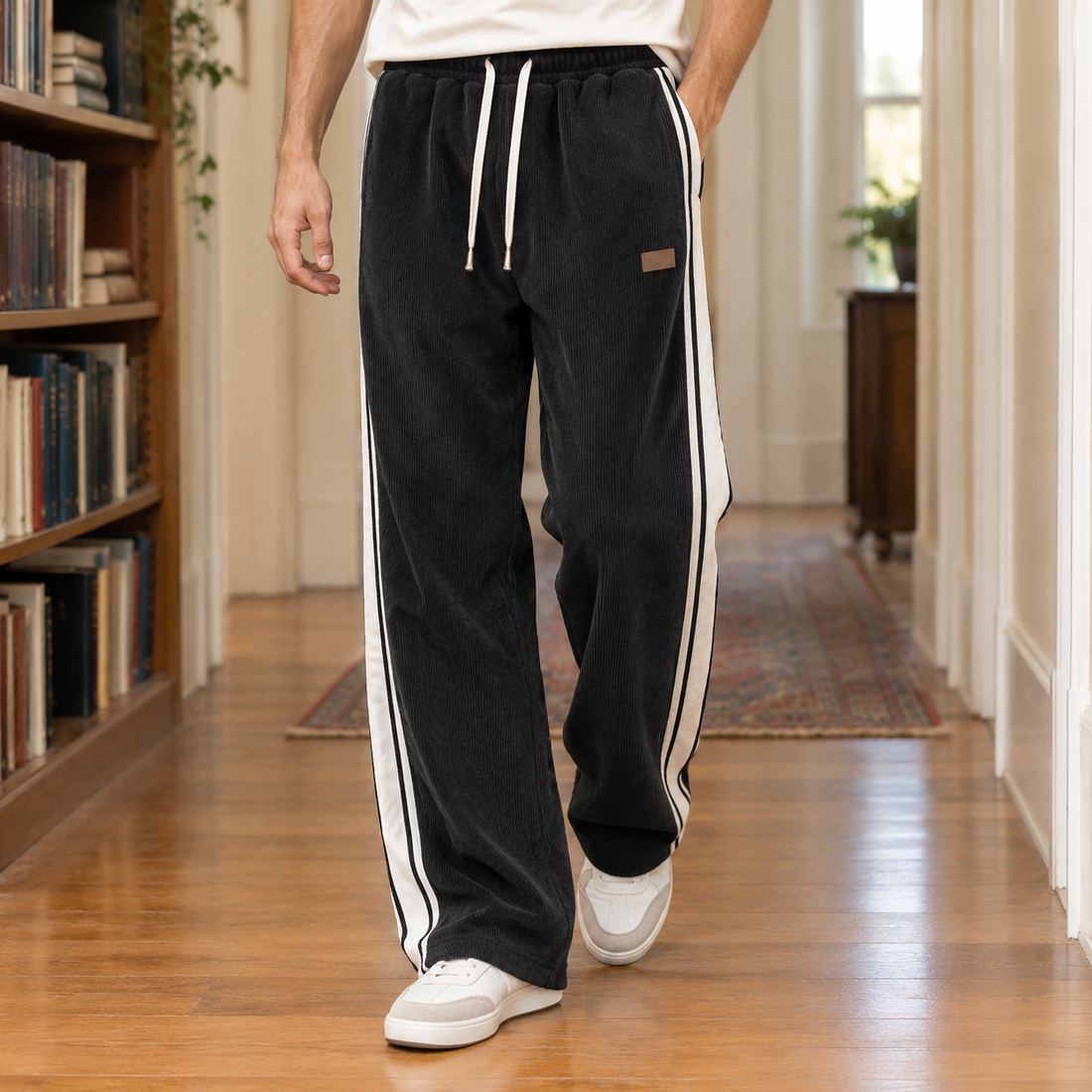 Knox Straight Leg Pants - Black