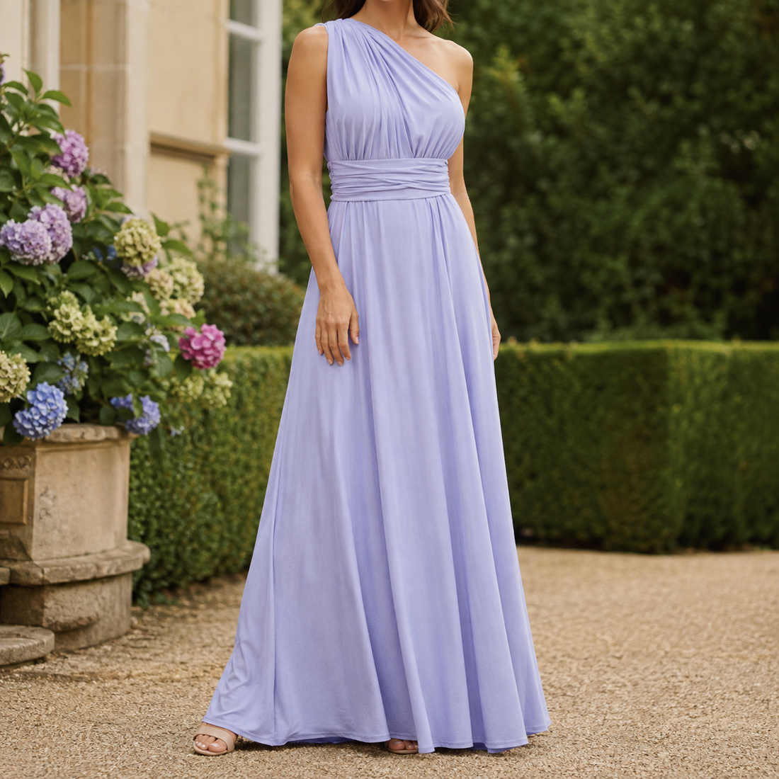 Elodie Convertible Maxi Dress - Lilas