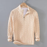 Avellino Cable-Knit Sweater - Beige