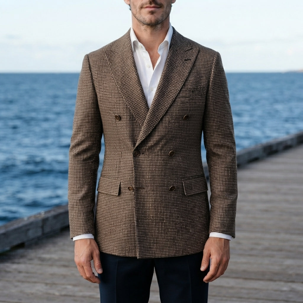 Vaughn Slim Blazer - Brown