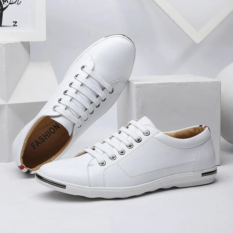 Verona Lace-Up Sneakers - White