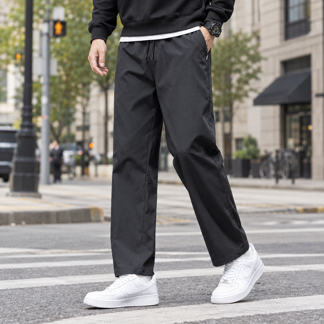 Caleb Relaxed Pants - Black