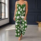 Lucia-Skye Scoop Neck Jumpsuit - Yellow Green