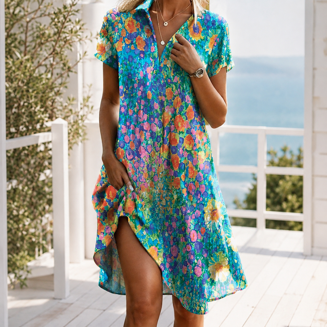 Aimee-Jane Boho Dress - Multicolore