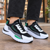 Ferrara-Torino Colorblock Sneakers - Black And Green