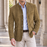 Raoul Mandarin Blazer - Khaki