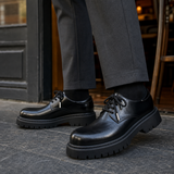 Bruni-Garda Lug-Sole Derbies - Black