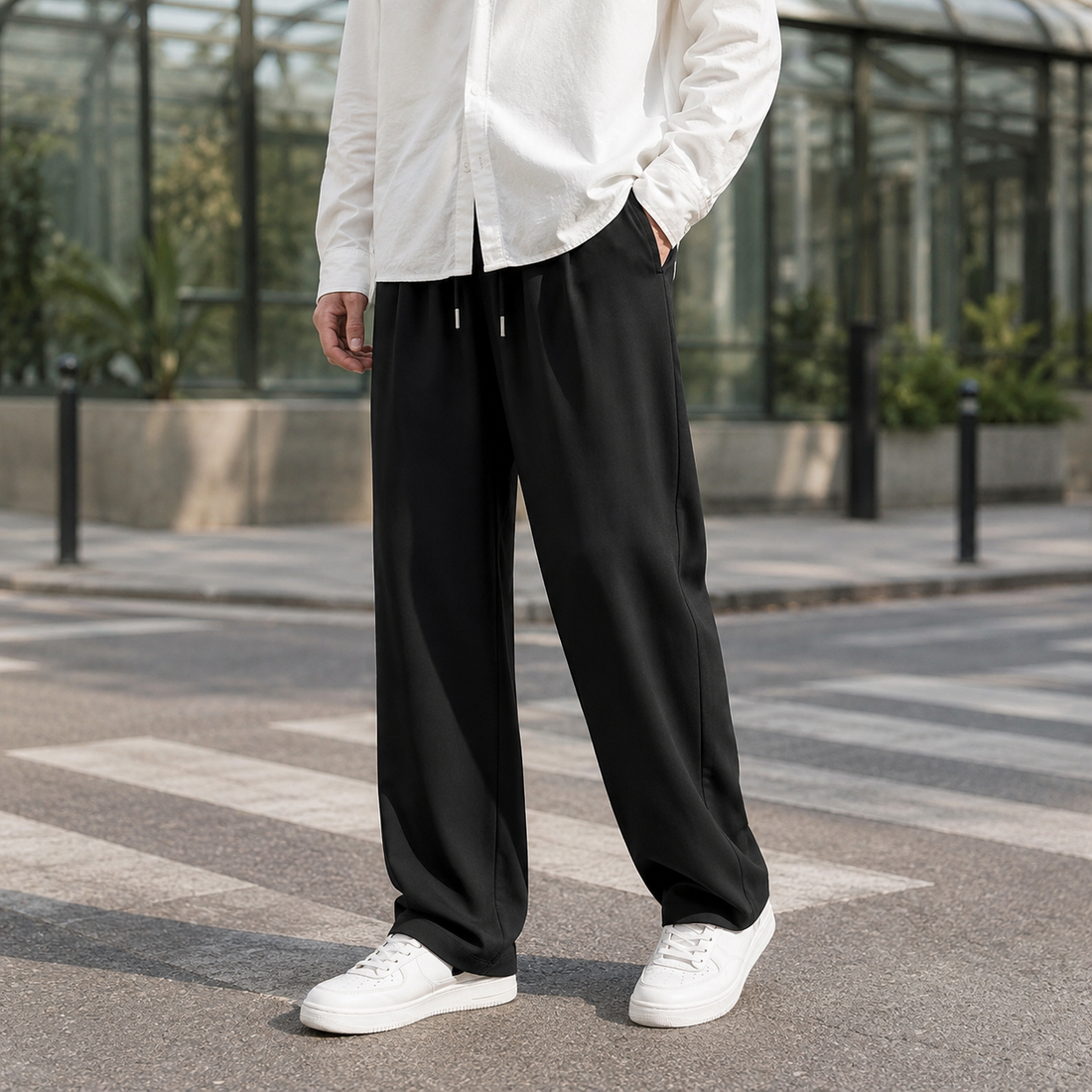 Sylvester Relaxed Pants - Black
