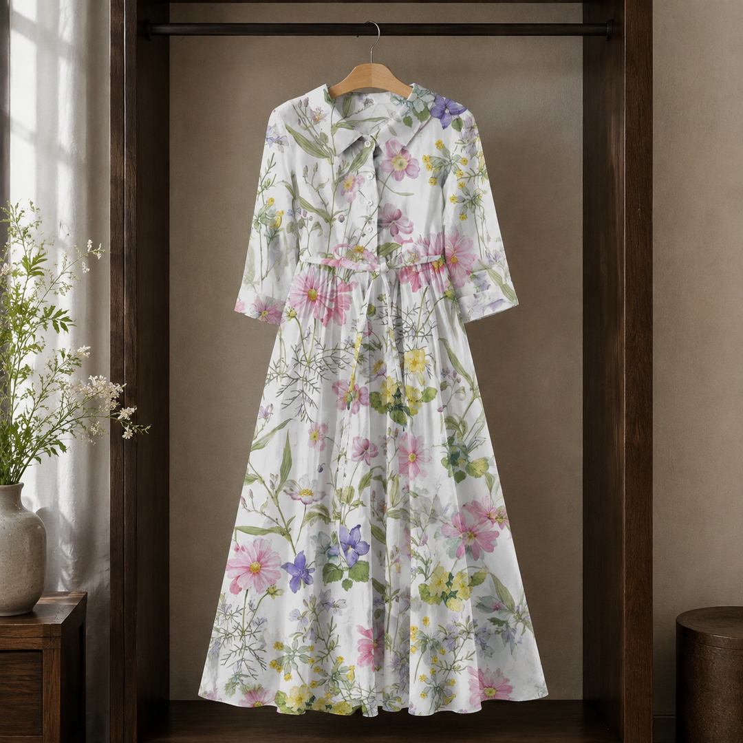 Celine-Faye A Line Dress - Multicolour