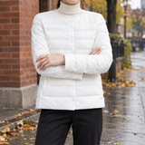 Oriane-Skye Quilted Jacket - White