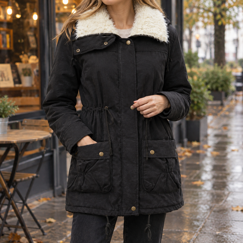 Maxine-Faye Utility Jacket - Black