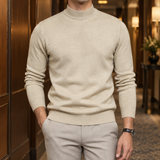 Osric Mock Neck Sweater - Camel