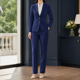 Morwenna Tailored Suit Set - Royal Blue