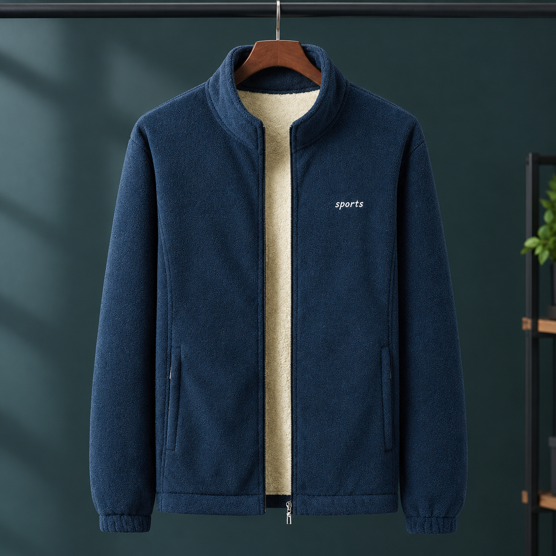 Blake Fleece Jacket - Dark Blue