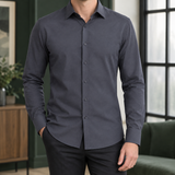 Austin Tailored Shirt - Dark Gray