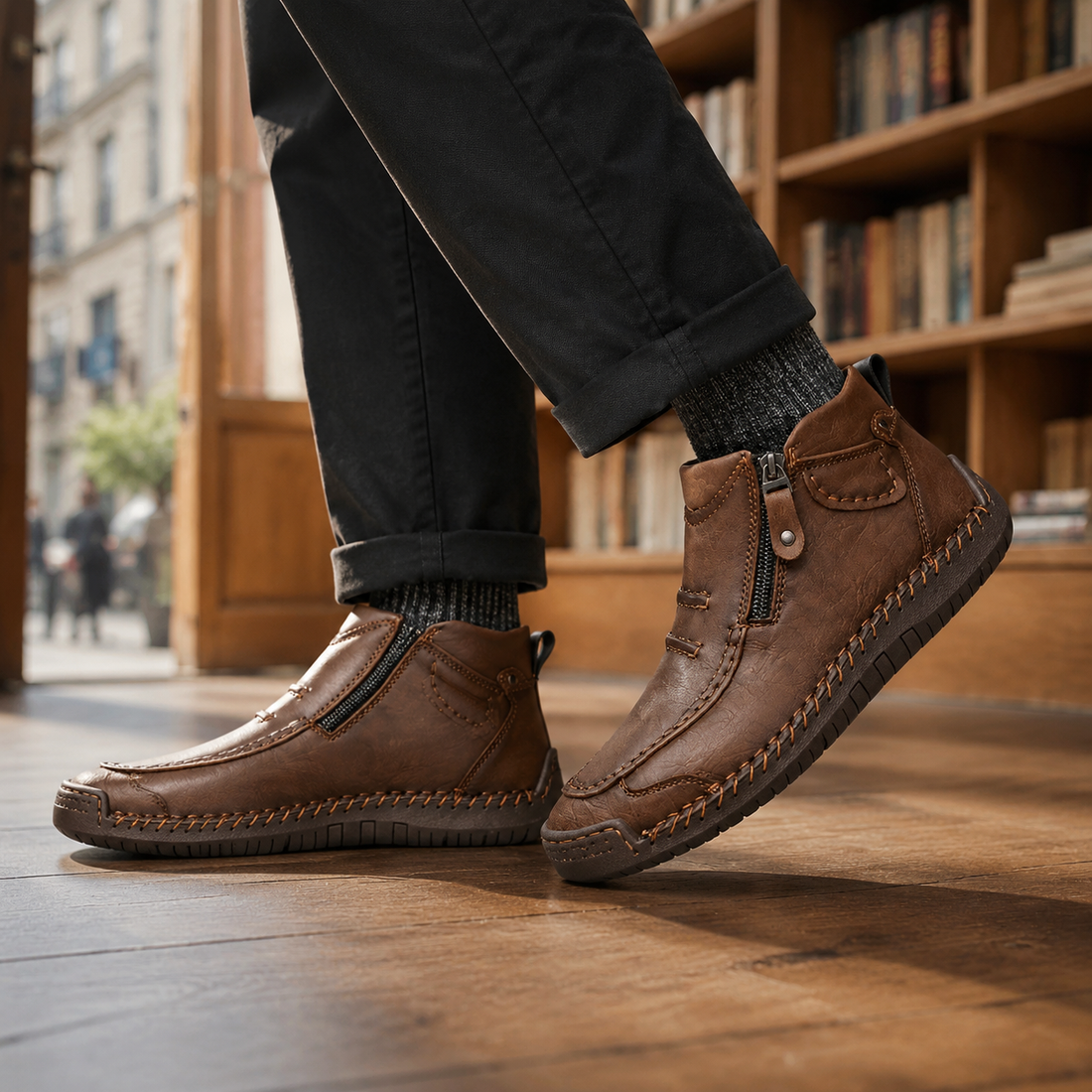 Pescara Orthopedic Boots - Brown