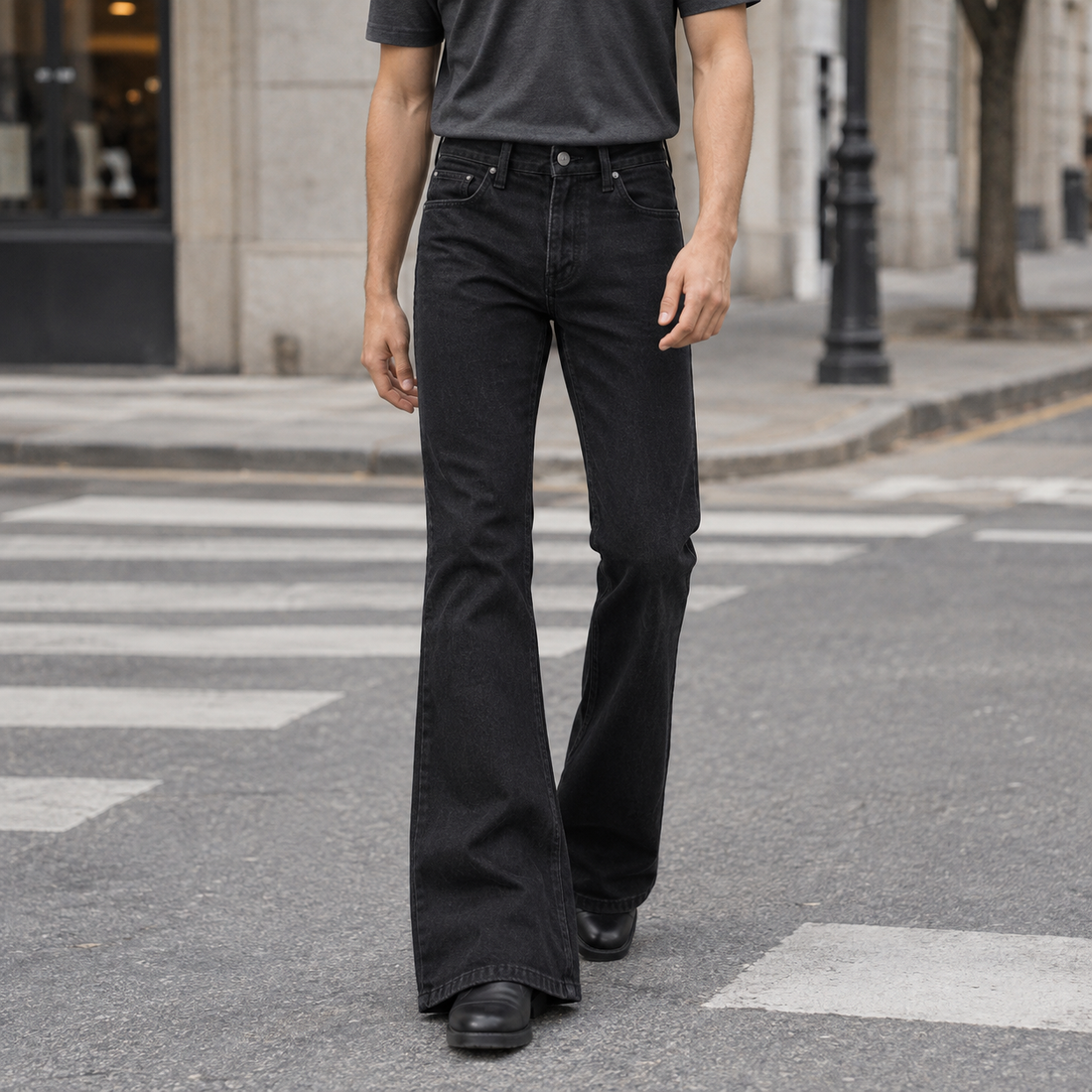 Dario Flared Jeans - Black