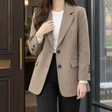 Tiffany-Faye Relaxed Blazer - Khaki