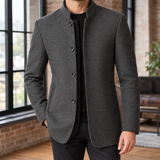 Oliver Stand Collar Jacket - Dark Gray