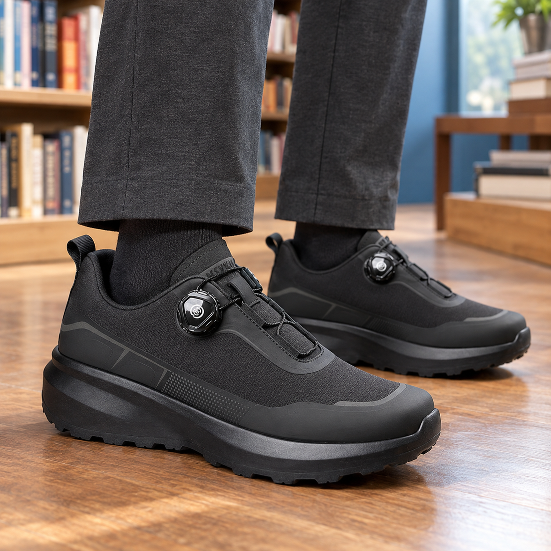 Tiepolo Dial Closure Sneakers - Black