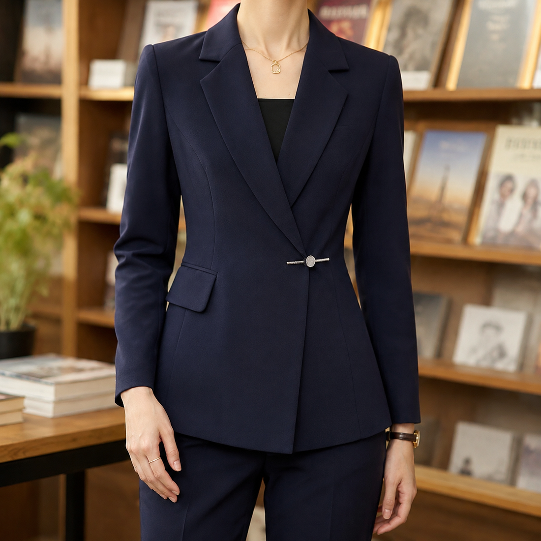 Katrina Tailored Blazer - Blue