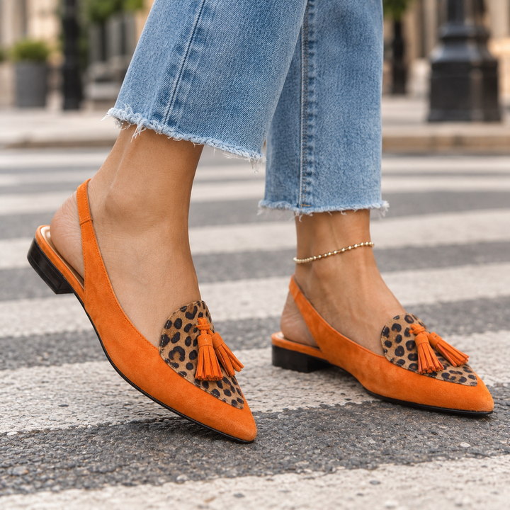 Rimini Tassel Slingbacks