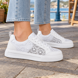 Ricciardi Floral Sneakers - White