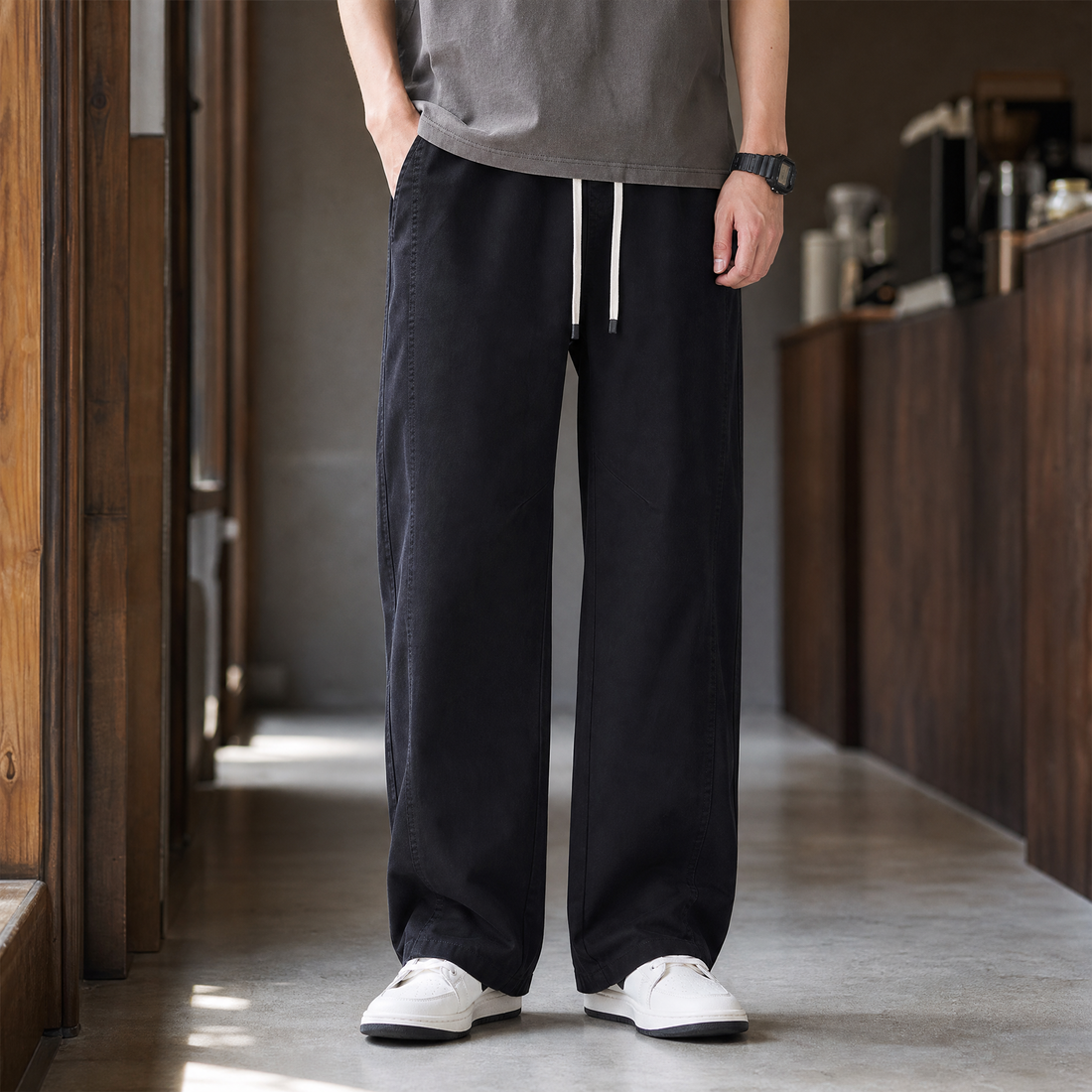 Dario Relaxed Pants - Black