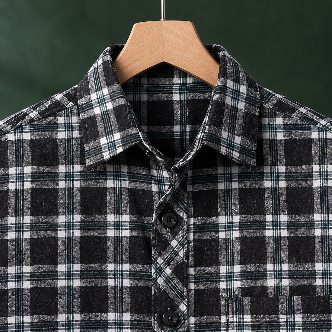 Oliver Square Collar Shirt - Lead Product Detail