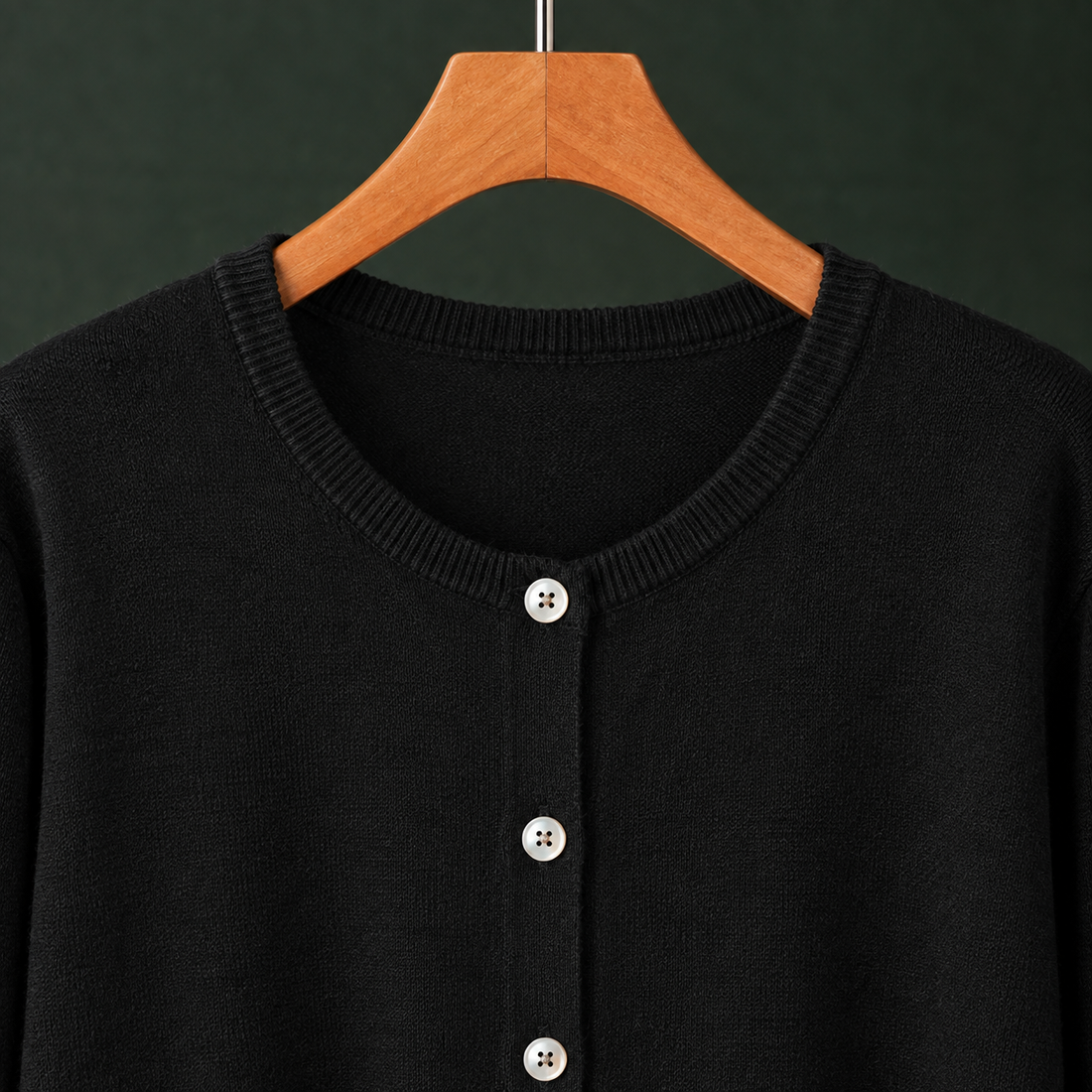 Danielle-Elise Round Neck Cardigan - Lead Product Detail