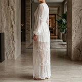 Willa Lace Maxi Dress - Lead Alternate View