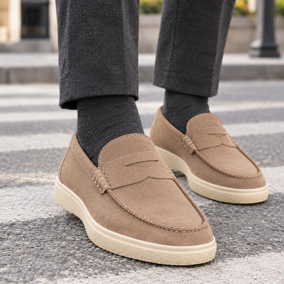 Rusconi-Capri Suede Loafers - Lead Product Detail