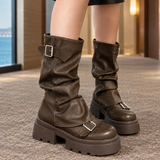 Zeno-Parma Platform Boots - Lead Product Detail