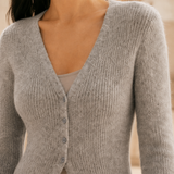 Alba-Faye V Neck Sweater - Lead Product Detail